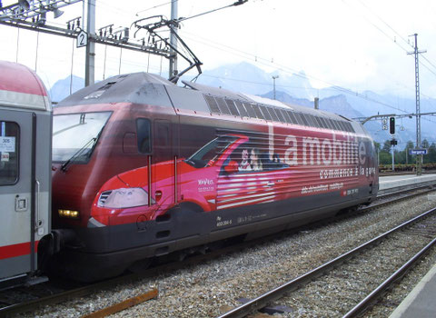 EC 161 "Vorarlberg" in Sargans am 14. Juni 2008