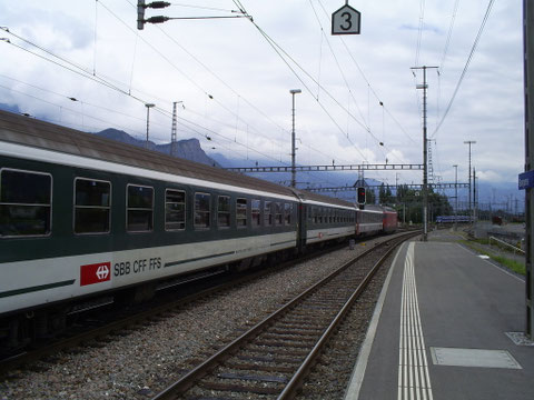 Sargans am 04. Juli 2008 mit dem IR 775