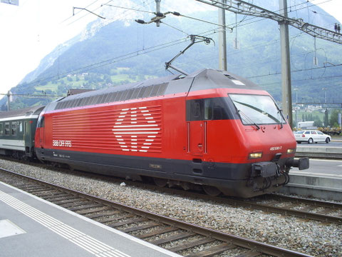 Sargans am 12. Juni 2008 mit dem IR 775