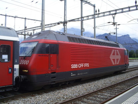 Sargans am 04. Juli 2008 mit dem IR 775