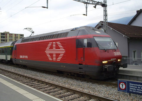 Sargans am 26. Juni 2008 mit dem IC 562