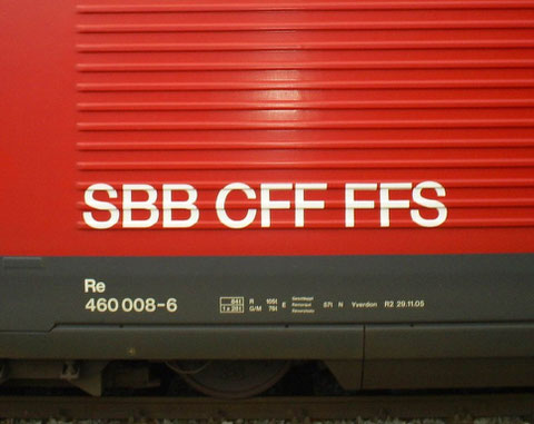 Sargans am 26. Juni 2008 mit dem IC 562