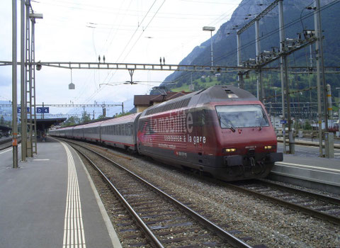 EC 161 "Vorarlberg" in Sargans am 14. Juni 2008