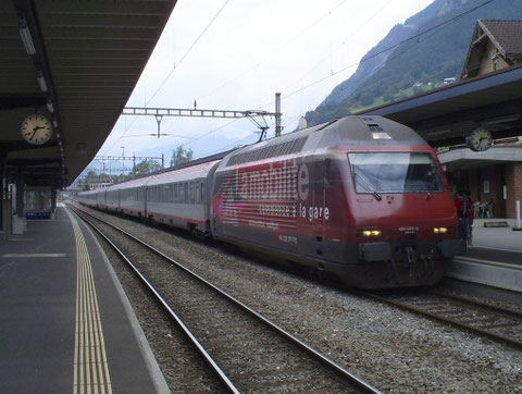 EC 161 "Vorarlberg" in Sargans am 14. Juni 2008