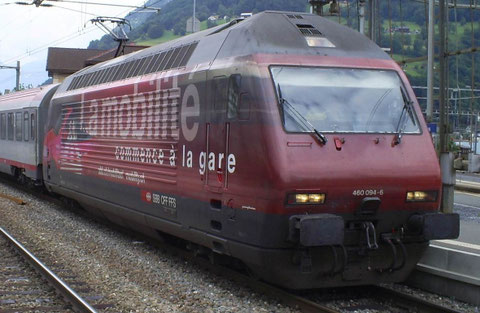 EC 161 "Vorarlberg" in Sargans am 14. Juni 2008