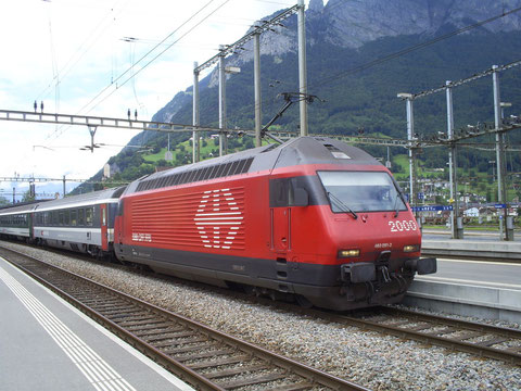 Sargans am 04. Juli 2008 mit dem IR 775