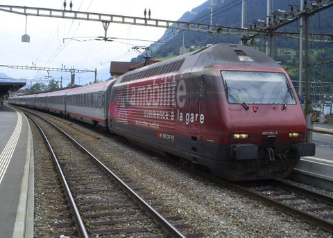EC 161 "Vorarlberg" in Sargans am 14. Juni 2008