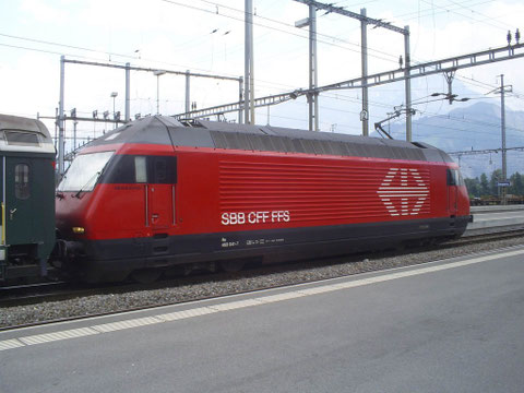 Sargans am 12. Juni 2008 mit dem IR 775