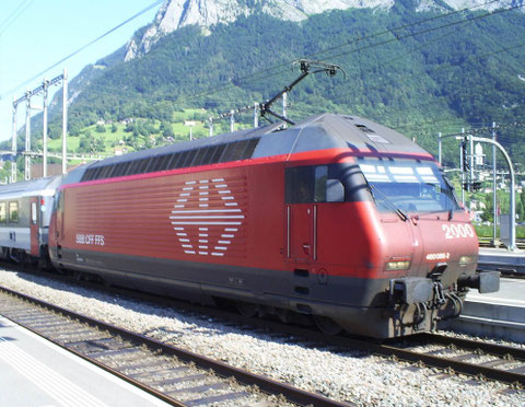 Sargans am 31. Juli 2008 mit dem IR 765