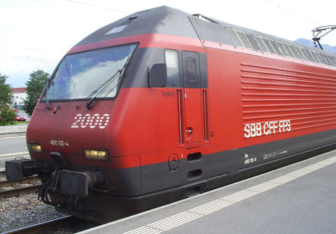Sargans am 27. Juli 2008 mit dem IR 772