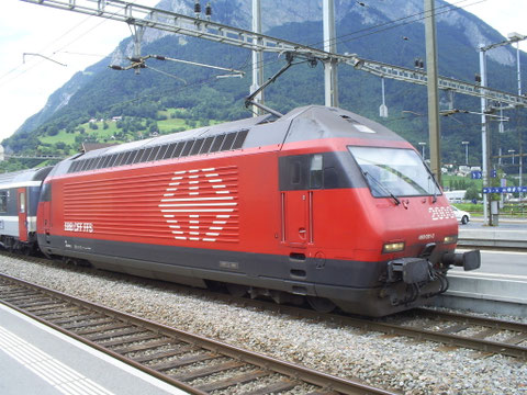Sargans am 04. Juli 2008 mit dem IR 775