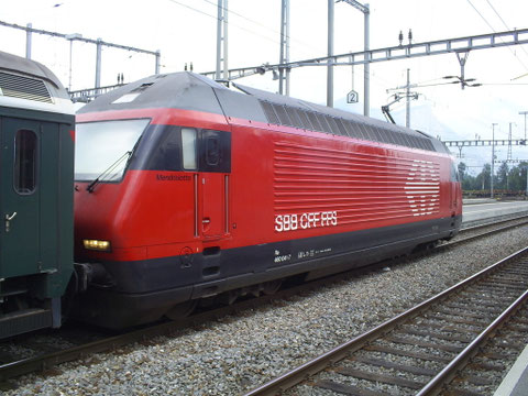 Sargans am 12. Juni 2008 mit dem IR 775