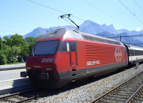 Sargans am 24. Juli 2008 mit dem IR 769