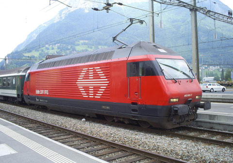Sargans am 12. Juni 2008 mit dem IR 775