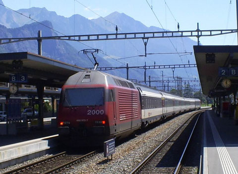 Sargans am 24. Juli 2008 mit dem IR 769