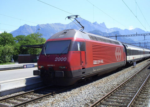 Sargans am 24. Juli 2008 mit dem IR 769