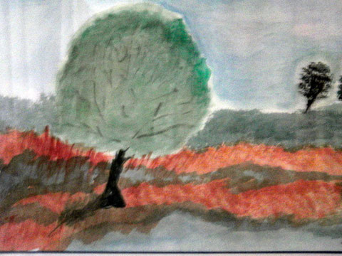 Dies ist eine ostfriesische Landschaft.