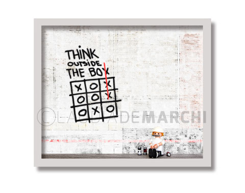 Think outside the Box - Objektkasten - 25x31