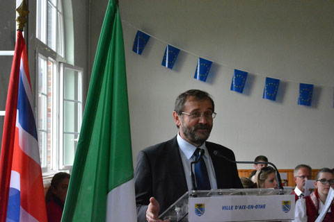 Marc Fournier, Président du Comité de Jumelage du Pays d'Othe