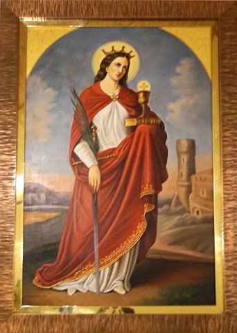 Św. Barbara, Patronka dobrej śmierci