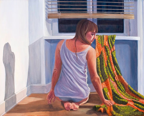 "In Between", acryl on canvas, 105 x 125 cm, 2010