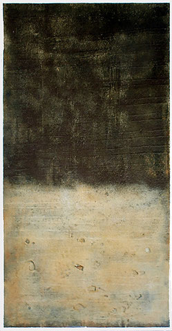 El principio del Fin, 2003, 230 x 120 cm, mixed media on wood, wooden frame