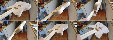 Hier sieht man die Passgenauigkeit. Alles hält auch ohne Schrauben.