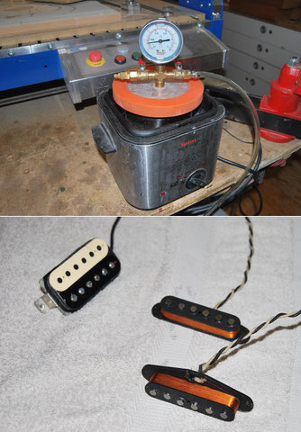 Gewachst wird wie immer unter Vacuum.