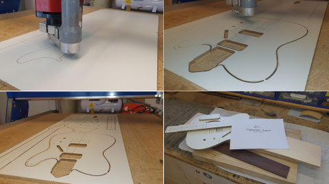 Zuerst weden die Templates angefertigt.