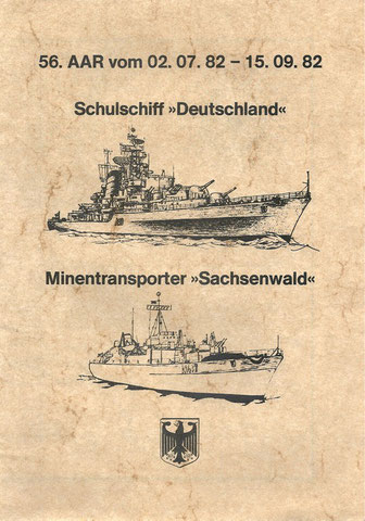 Schulschiff Deutschland und Versorger Sachsenwald