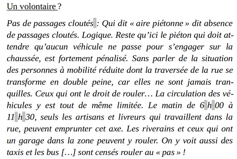 Scan article du Progrès de Lyon rue de la République en 2018