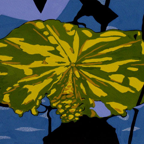 Lotus E4. Gouache sur papier. 24x18 cm. 2012