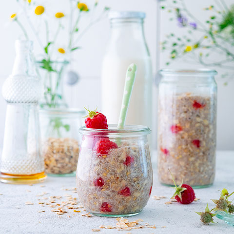 Himbeeren-Ciasamen Porridge, Udo Einenkel, Food Fotograf