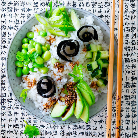 Sushi Bowl, Udo Einenkel Foodfotograf