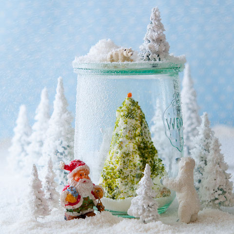 Pistazien-Biskuit-Weihnachtsbaum, Udo Einenkel, Food Fotograf