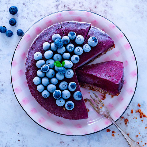 Heidelbeeren-Eistorte, Foodfotograf Udo Einenkel