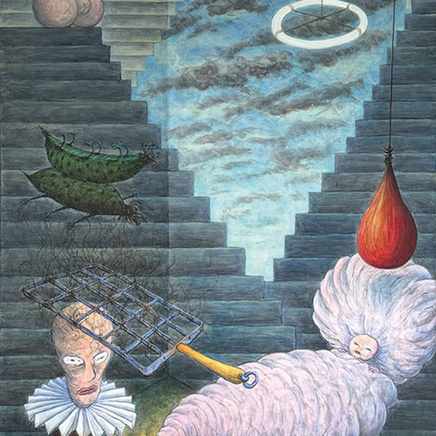 walter schmögner, "für frida kahlo", 2005, 200 x 150 cm, acryl auf leinwand – erlas galerie