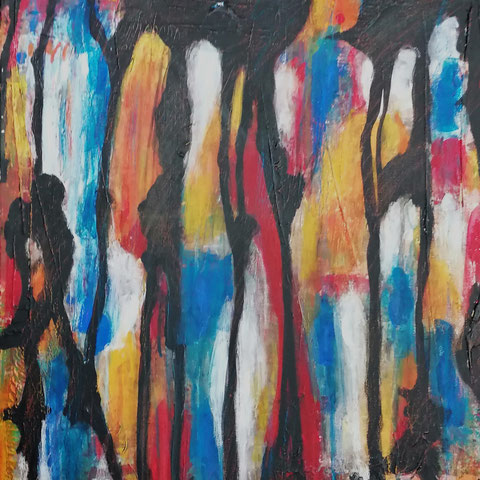 Michael F. Wyss, Abgehoben, Acryl, 50x70cm, 2012