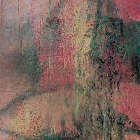 Michael F. Wyss, In Bewegung 1, Acryl, 20x100cm, 2015