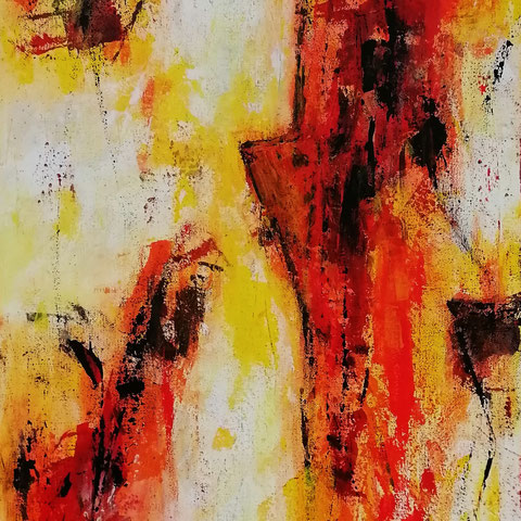 Michael F. Wyss,  Acryl, Ohne Titel, 40x80cm, 2013