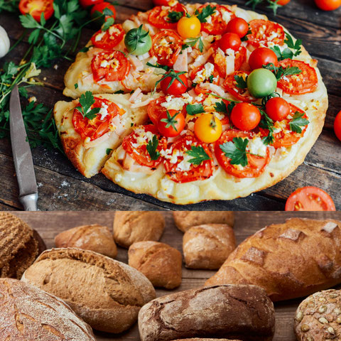 pizza pane acqua depurata