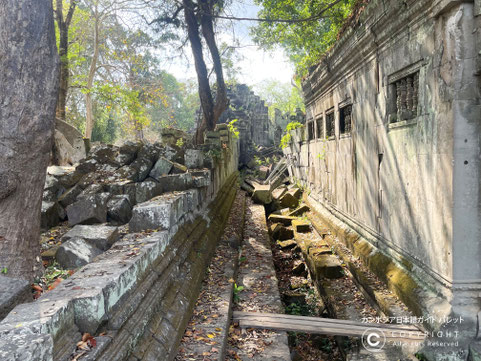 ベンメリア遺跡の回廊