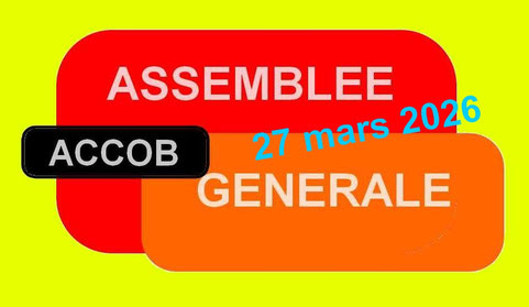 Assemblée Générale de l'association ACCOB le 27 mars 2026 en mairie d'Oloron à 20 h, salle Barthou. ACCOB Jean Claude DUTTER