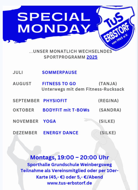 Flyer Special Monday-Angebot bis Dezember 2025 