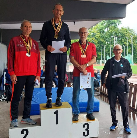 Edgar Schuberth, Sieger bei den MS 5 (Leichtgewicht). Heinrich Latz (rechts) wurde 4.
