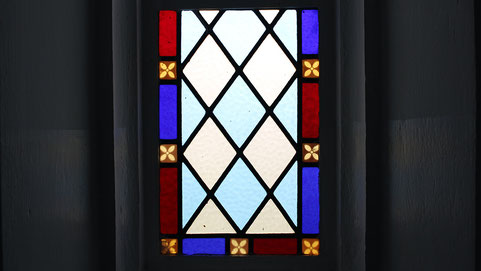 Church window, Graaf-Reinet, South Africa