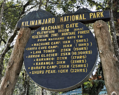 Machame Gate Tansania Safari