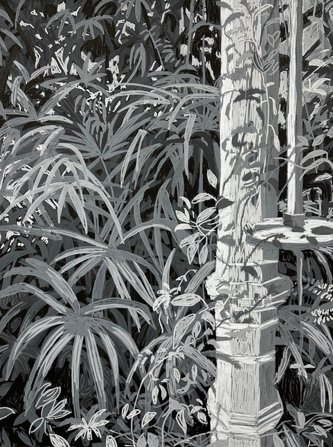 Asta Rode, Elysium3, Acrylstift auf Leinwand, 60x80cm, 2026 