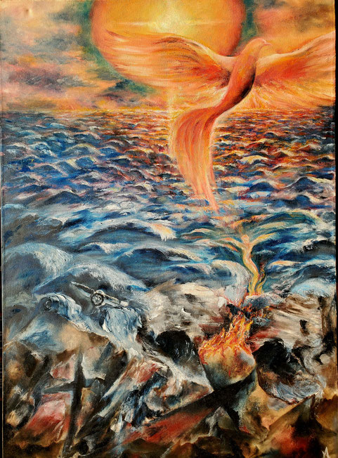                                                                                           Le Retour 2013 - oil on canvas -  cm 120x80
