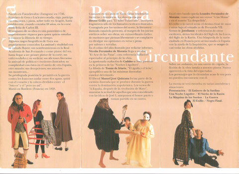 GOYA, POESÍA CIRCUNDANTE (TEATRO)